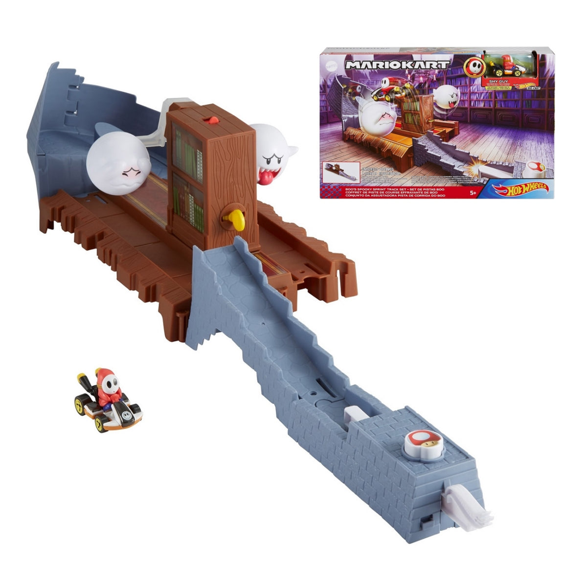 Hot Wheels Mario Kart Pista De Niveles - Shy Guy